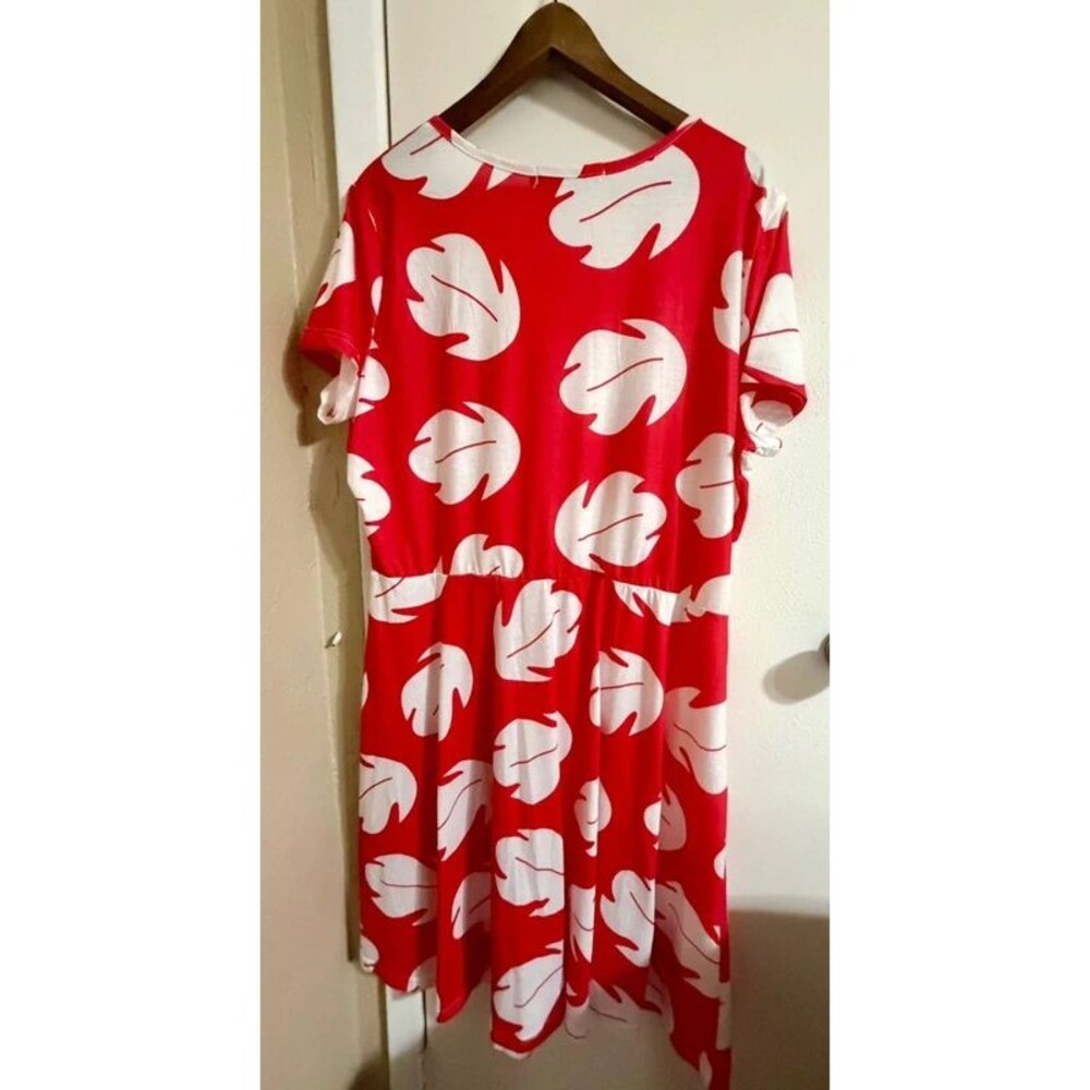 Beautiful Deefrose Lilo & Stitch/Lilo-inspired dress tropical leaf print